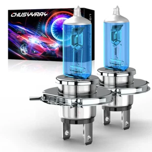 Chusyyray 55W 4000LM H4 Halogen Conversion Headlight KIT 5000K Bulbs Xenon White - Picture 1 of 12