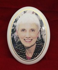 Personalised Oval Memorial Photo Plaque for Headstone 3 Sizes Ceramic Non Fade