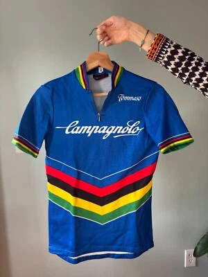 Camiseta Campagnolo Vintage / Tommaso / Talla 2 / Años 70 80 Foto 1 de 3