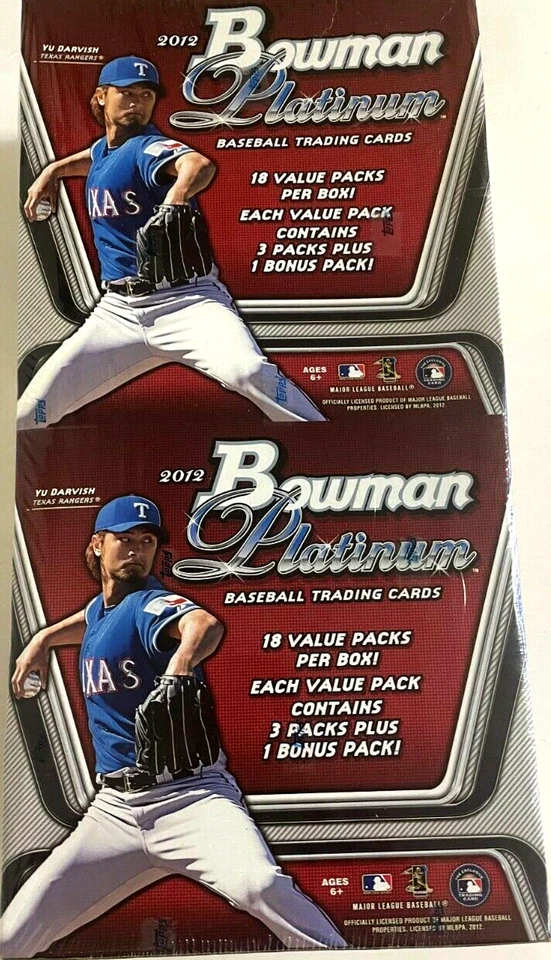 2012 BOWMAN PLATINUM BASEBALL RACK PACK BOX - Image 1 of 1