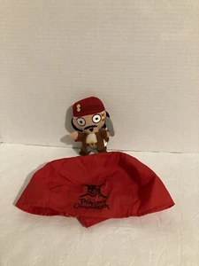Piratas del Caribe Jack Peluche y Sombrero Rojo 2006 Mcdonalds Paquete - Imagen 1 de 8