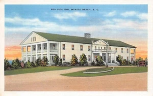 #H 1966   MYRTLE BEACH,  S. C.      POSTCARD,   SEA SIDE INN - Picture 1 of 2