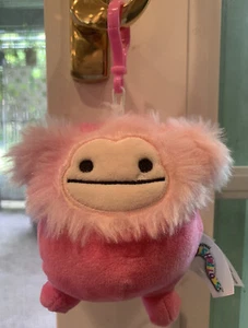 Hailey the Pink Big Foot Yeti 3.5" Clip on Squishmallows NWT. FREE SHIPPING! - Picture 1 of 12