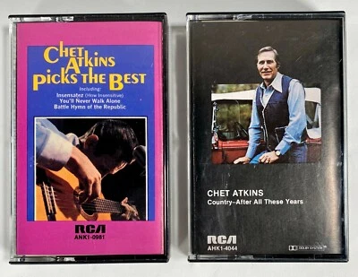Chet Atkins COUNTRY-AFTER ALL THESE YEARS / PICKS THE BEST Folk Music Cassettes - Image 1 of 4
