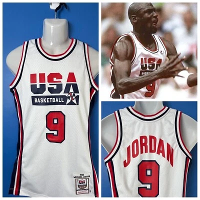 Michael Jordan 1992 USA Mitchell & Ness Dream Team Jersey Small basketball NBA - Photo 1/4