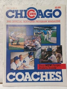Chicago Cubs 1985 Official Souvenir Program Magazine Vol 4 #2 - Picture 1 of 8