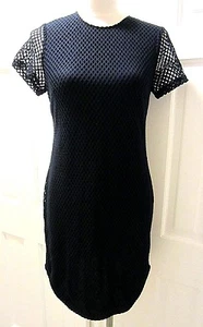 Nuevo BANANA REPUBLIC Marina Deportivo Malla Manga Camiseta Vestido con Cremallera Estrovertida 4 - Imagen 1 de 3