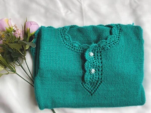 kids handmade/handknit sweater - Picture 1 of 10
