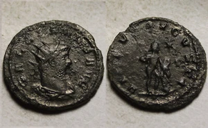 Genuine Ancient Roman coin Antoninianus Gallienus Sole reign Antioch Hercules - Picture 1 of 4