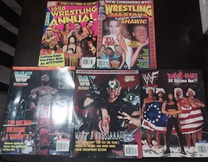 Lot of 5 Vintage 90's Wrestling Magazines WWF and The Wrestler Inside Wrestling - Picture 1 of 6