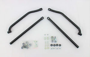 Kit de barra de varilla de radio de alto espacio libre inferior superior trasero negro 2014-17 Polaris RZR 100 - Imagen 1 de 9