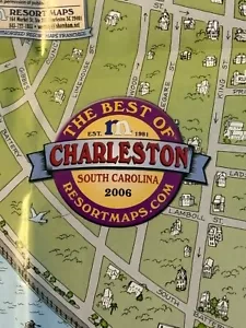 2006 Best of Charleston SC Besucherkarte und Führer lokale Sehenswürdigkeiten Resort Karten - Bild 1 von 3