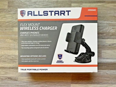 Cal-Van Tools 59900AS Flex Mount QI Wireless Fast Phone Charger/Holder - Image 1 of 4