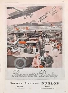 1940 PUBBLICITÀ LOCANDINA PNEUMATICI DUNLUP Advertising - Bild 1 von 1