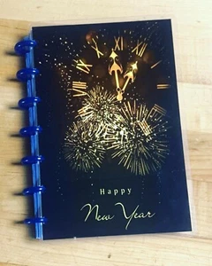 Happy New Year Holiday Cover Set 4 use with MINI Happy Planner - Picture 1 of 3