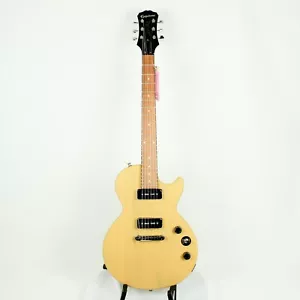 Epiphone Les Paul Special I P-90 Limited-Edition Electric Guitar, Worn TV Yellow - Picture 1 of 8