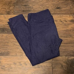 Leggings LuLaroe Altos y Curvilíneos Azul Blanco Lunares Entrenamiento Atletismo - Imagen 1 de 6