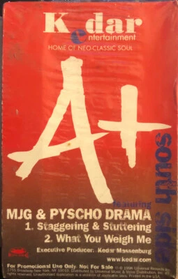 A+ - East Side/South Side - RARE Sealed Kedar Hip Hop Promo Cassette - MJG  - Image 1 of 2