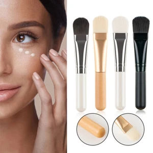 Cepillo de base plana suave polvo líquido licuadora crema mascarilla aplicador - Imagen 1 de 25