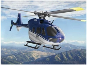 2.4G 4CH Helicopter EC-135 6-Axis Gyro RC Electric Flybarless Remote Stunt C187  - Picture 1 of 12