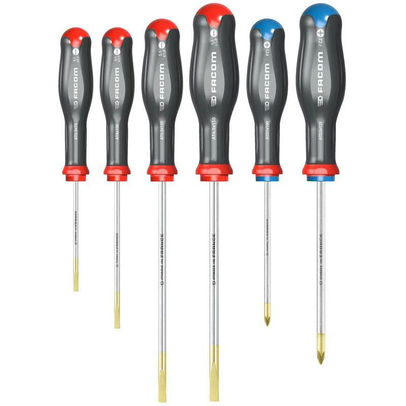 Facom ATD.J6 Protwist® 6 Piece Slotted & Pozi Screwdriver Set - Image 1 of 1