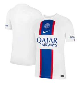 Camiseta Nike PSG Paris Saint German 2022-23 Tercera Blanca/Azul Marino/Roja Hombre Talla XXLarge - Imagen 1 de 7