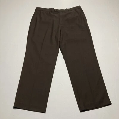 Men’s Stafford Performance Classic Fit Brown Dress Pants Size 39x29 - Image 1 of 4