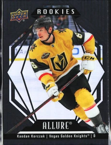 2022-23 Upper Deck Allure #123 Kaedan Korczak Rookie RC Black Rainbow - Picture 1 of 2