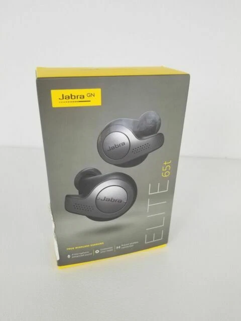 Jabra Elite 65t True Wireless Sport Earbuds Headphones - Black