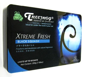 TreeFrog Xtreme Fresh Black Squash Air Freshener Lasts 60 DAYS JDM Freshener - Picture 1 of 3