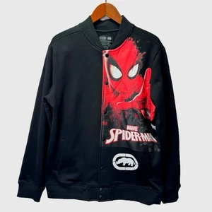 Marvel X Ecko Unltd Men’s Jacket sz L Sweatshirt Snap Front NEW - Picture 1 of 10