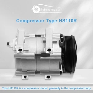 For 93-98 Ford Bronco E-150 F-150 93-94 Linconlin A/C Compressor 5U2Z19V703KA - Picture 1 of 14