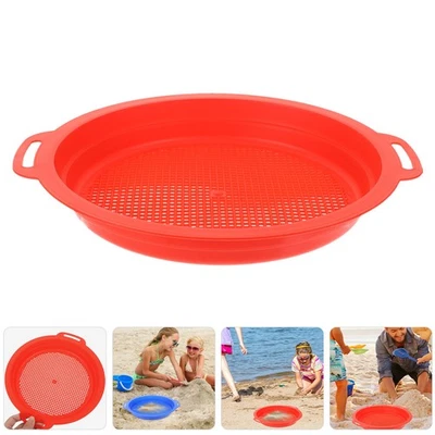  2 Stück Sandsieb, Strandspielzeug, Strandsandspielzeug, Netzfilter, - Bild 1 von 4