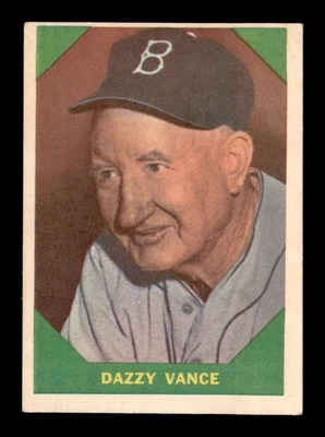 1960 Fleer #51 Dazzy Vance DP EX/EX+ X3486666 - Image 1 of 3