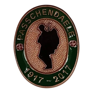 WW1 Battle Of Passchendaele Anniversary Military Remembrance Enamel Badge - Picture 1 of 2