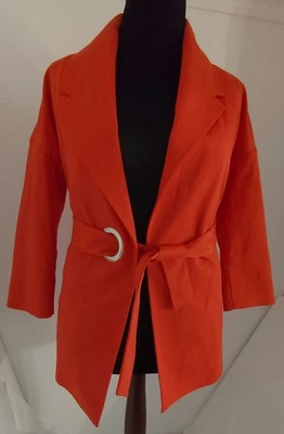 Loft Denmark Stunning Designer Women's Red-Orange Coat Jacket EU34 UK 6 US 2 VGC - Image 1 of 4