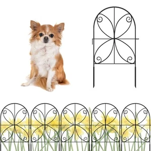 Garden Fence Animal Barrier (10 Panels) 12in(L) x 24in(H) Rustproof Decorativ... - Picture 1 of 9