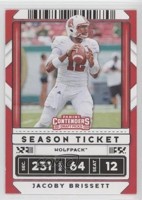 2020 Panini Contenders Draft Picks Jacoby Brissett #44 - Image 1 of 2