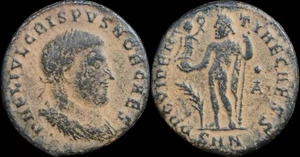 CRISPUS. Ancient Roman Imperial Coin CAESAR 317-326 AD. Æ 19 mm. 2,51 g. #1047 - Bild 1 von 3