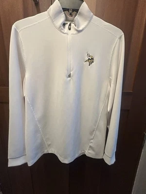 Minnesota Vikings Quarter Zip Pullover. Cutter & Buck Size Medium - Image 1 of 4