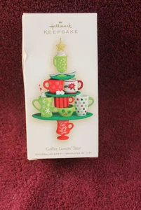 Hallmark Keepsake Ornament Coffee Lovers' Tree - NIB - Picture 1 of 4