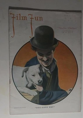 FILM FUN MAGAZINE MAY 1919 CHARLIE CHAPLIN COVER FATTY ARBUCKLE THEDA BARA Foto 1 de 4