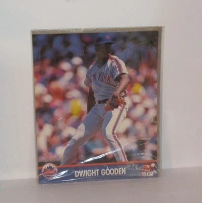 Dwight Gooden New York Mets MLB 1991 Line Drive Action Photos Impel Marketing - Image 1 of 2