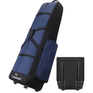 golf bag travel covers hard case club wheels rolling protector waterproof padded - Picture 1 of 7
