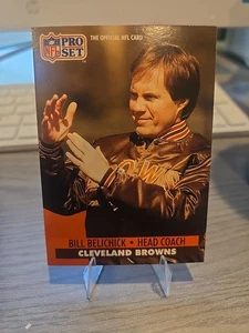 Bill Belichick 1991 Pro Set Cleveland Browns #126 AA593 - Picture 1 of 3