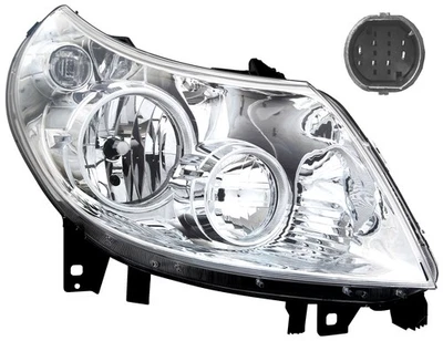 Scheinwerfer rechts für Fiat Ducato Peugeot Boxer Citroen Jumper 2006-2010 Gelb - Bild 1 von 4