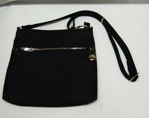 NWOT Travelon Crossbody Organized Black w/Gold Metal 11x10 - Picture 1 of 4