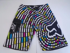 Pantalones cortos de tabla Fox Racing para hombre talla: 28 poliéster surf brillante multicolor #1113 - Imagen 1 de 5