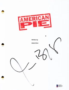 JASON BIGGS SIGNED AUTOGRAPH AMERICAN PIE FULL SCRIPT BECKETT BAS - Picture 1 of 1