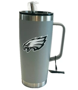 26oz Insulated SpillProof Drink Coffee Travel MugCup NFL Philadelphia Eagles - Picture 1 of 8